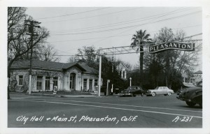 City Hall and Main St., Pleasanton, California                                                                                            